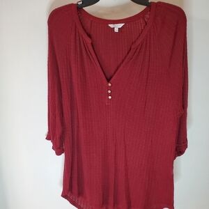 🍀Lucky Brand Cute Top Size Large